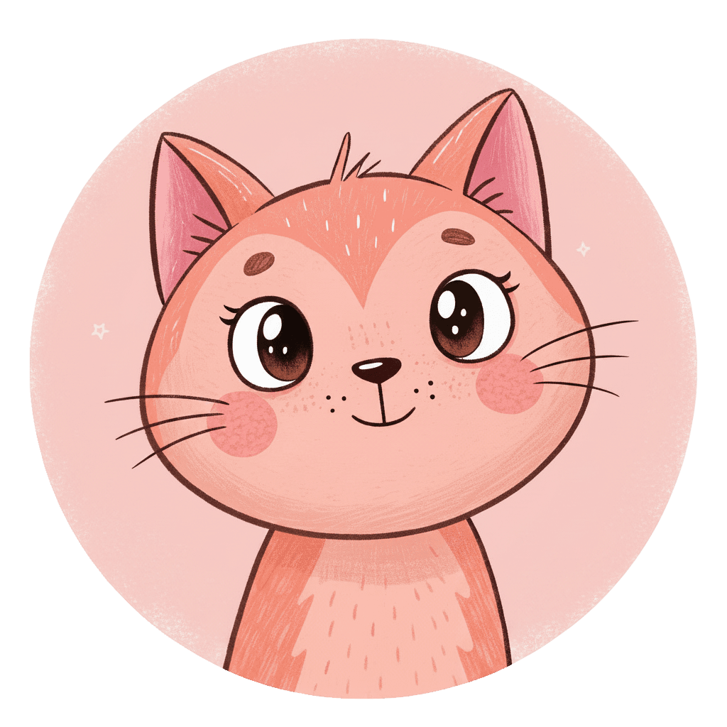Illustration of a friendly cat, the Pawpad mascot